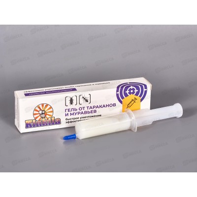 Кинкила гель от тараканов и муравьев шприц 20мл *18
