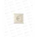 Розетка Севиль 1-местная скрытой установки, без заземления, з/ш 16А, 220В слон. кость Б-С0047*10