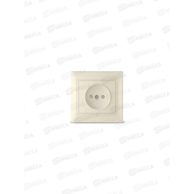 Розетка Севиль 1-местная скрытой установки, без заземления, з/ш 16А, 220В слон. кость Б-С0047*10 Розетка Севиль 1-местная скрытой установки, без заземления, з/ш 16А, 220В слон. кость Б-С0047*10