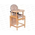 Стул для кормления дер. СТД1201 Babys-Teddy (бежевый) 215059   гб