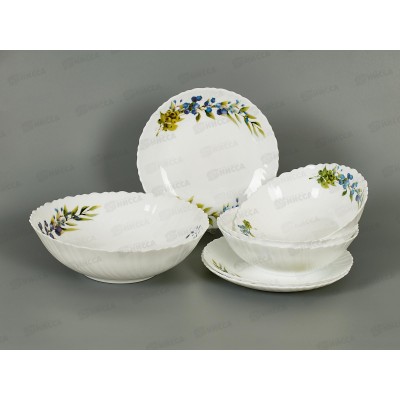 Набор столовый JEWEL Агата 7пред. (стеклокерамика) ПС00137-58