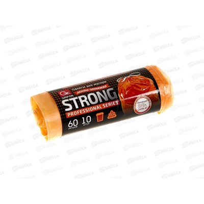 Мешки д/мусора  GRIFON с завязкам 60л 10шт в рулоне 101-098/2 *44