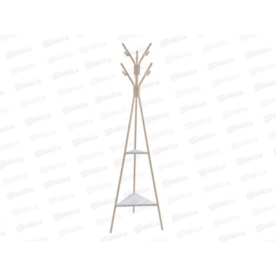 Вешалка-стойка с полкой ВС1/БЖ бежевый