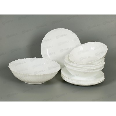 Набор столовый JEWEL Безе 13пред. (стеклокерамика) ПС0077-58