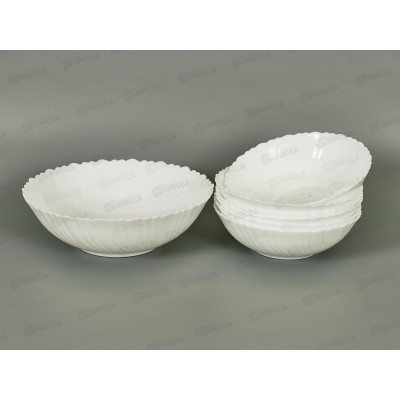 Набор салатников JEWEL Безе 7пред. (стеклокерамика) ПС0073-58