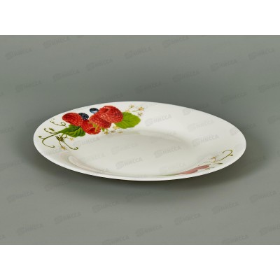 Тарелка плоская JEWEL Ягодка 17,7см (стеклокерамика), ПС00122-58 Тарелка плоская JEWEL Ягодка 17,7см (стеклокерамика), ПС00122-58