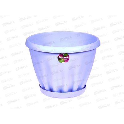 Горшок Знатный D270мм 6,7л с/подст Сиреневый М304С *15