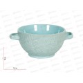 Бульонница с ручками JEWEL Грань 680мл/14см (керамика), ПС0001-52