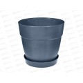 Горшок д/цв. &quotInGreen Villa de Fiori" 48л вулк серый  IG660610026 *1