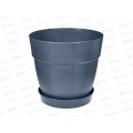 Горшок д/цв. &quotInGreen Villa de Fiori&quot 20л вулк серый  IG660410026 *6