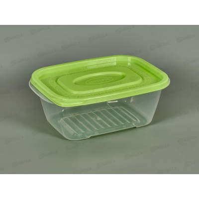 Контейнер 1,1л с салатовой крышкой *50  ИНТ