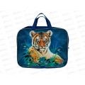 Папка на молнии BEIFA Тигренок  А4 широка, с ручками  А4-7С137 *1/25