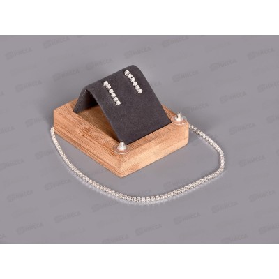 Чокер со стразами 1 ряд+серьги №1834