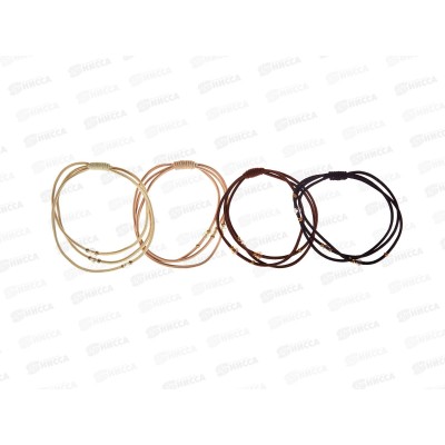 Ameli Резинка для волос с декор стразы 4шт