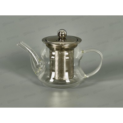 Чайник 0,4л заварочный термостойкое стекло МС304 AST-006-H-403 *48