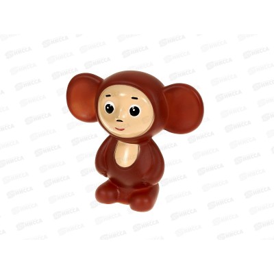 Игрушка пластизоль для ванны Чебурашка, в сетке, YF-5R-LK-3-WOD