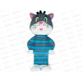 Игрушка пластизоль для ванны Матроскин, в сетке, YF-33R-LK