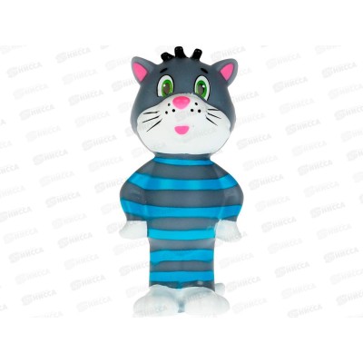 Игрушка пластизоль для ванны Матроскин, в сетке, YF-33R-LK