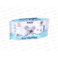 Aiwibi бумага туалетная детская влажная 20шт 15*18 белая *72 Aiwibi бумага туалетная детская влажная 20шт 15*18 белая *72