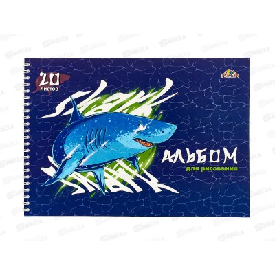 Альбом д/рис.20л Апплика, Акула. греб. С0224-56  *100