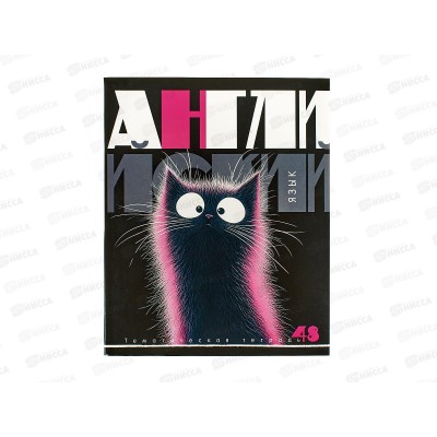 Тетрадь 48л кл. Апплика Заряженные пушистики. Англ. язык, С2228-03 *80 Тетрадь 48л кл. Апплика Заряженные пушистики. Англ. язык, С2228-03 *80