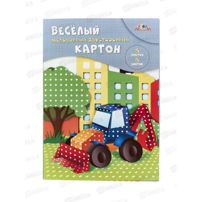 Цветной карт. А4 Апплика 6л 6цв. двуст. Ромбики С0151-06 *35 Цветной карт. А4 Апплика 6л 6цв. двуст. Ромбики С0151-06 *35