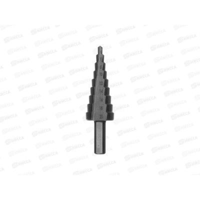 Сверло ступенчатое по металлу 4-6-8-10-12-14-16-18-20мм, 4241/ Сибртех Сверло ступенчатое по металлу 4-6-8-10-12-14-16-18-20мм, 4241/ Сибртех