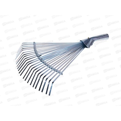 Грабли веерные стал. 300-480мм 22 плос. зуба, без чер., 617675/Palisad