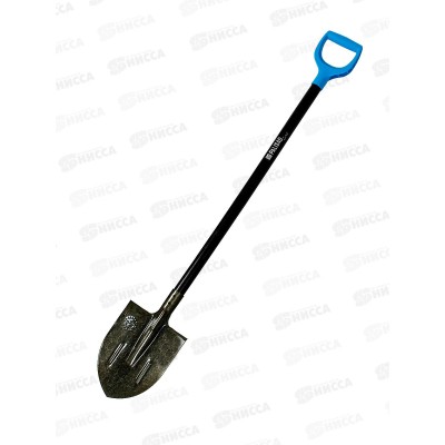 Лопата штыковая 210х270х11350мм, ребра жесткости, черенок, LUXE, 61301