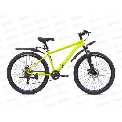 Велосипед 26&quot 7ск RUSH START NX 605 DISC ST желтый рама 16&quot, 388580