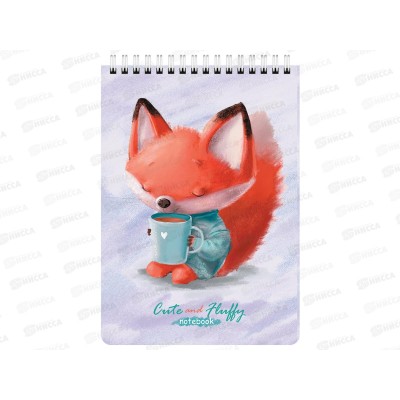 Блокнот 60л BRAU А5 Милые зверята, 114364 *40