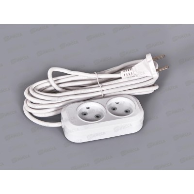 Удлинитель LIRA LRE025, 2 розетки,  5м, 10А *60