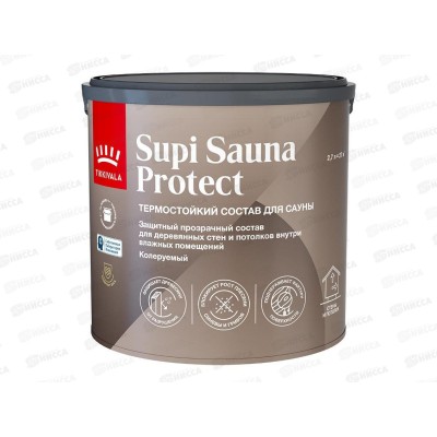 Состав для сауны Supi Sauna Protect EP п/мат 2,7л Состав для сауны Supi Sauna Protect EP п/мат 2,7л