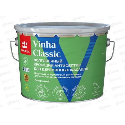 Антисептик кроющий Vinha Classic VC п/мат 9,0л Антисептик кроющий Vinha Classic VC п/мат 9,0л