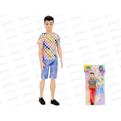 Кукла Miss Kapriz Кен YSLY0916A с набором одежды, FCJ0794143 в пакете