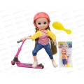 Кукла Miss Kapriz YS53826 с самокатом, FCJ0785738 в пакете Кукла Miss Kapriz YS53826 с самокатом, FCJ0785738 в пакете