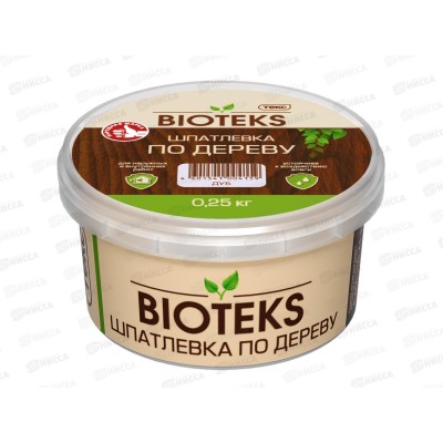 Шпатлевка по Дереву Bioteks Профи дуб 0,25кг *1/36