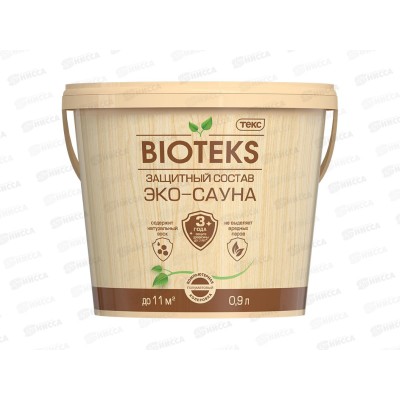 Защитный состав Эко-Сауна Bioteks AD п/мат 0,9л