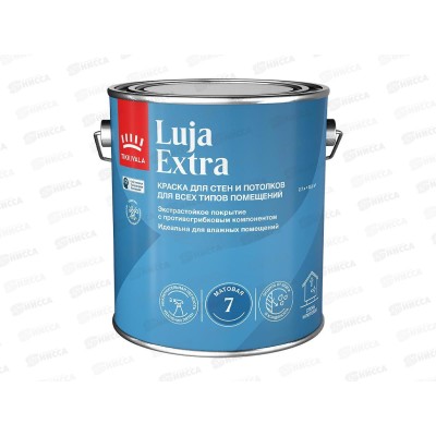 Краска экстра-стойкая Luja Extra A мат 2,7л *1/6 Краска экстра-стойкая Luja Extra A мат 2,7л *1/6