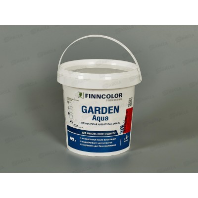 Эмаль акриловая Garden Aqua C п/мат 0,9л