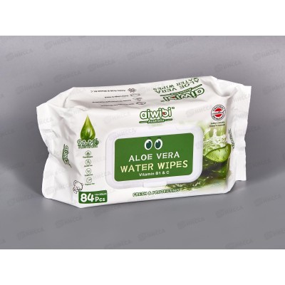 Aiwibi влажные салфетки детские Очищающие Алоэ 84шт клапан *12 Aiwibi влажные салфетки детские Очищающие Алоэ 84шт клапан *12
