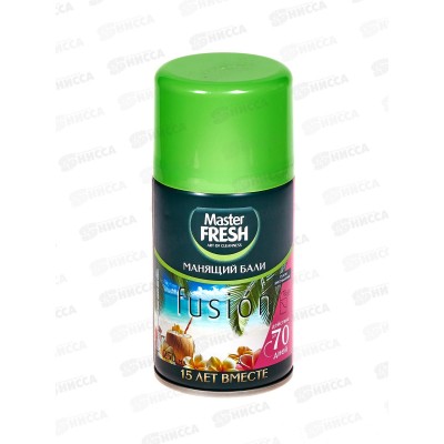 Master FRESH освежитель воздуха смен Манящий Бали 250мл *12 С0008100 Master FRESH освежитель воздуха смен Манящий Бали 250мл *12 С0008100