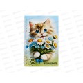 Блокнот 80л ПГС Кошки, А6 *12