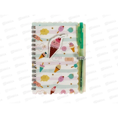 Блокнот с ручкой А6 30л. Сладости уп12/720шт Р21548-5