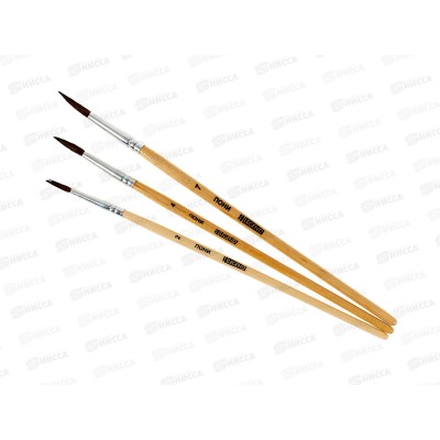 Кисти набор Legend 3шт пони (№ 2,4,7) НК-3227 *12 Кисти набор Legend 3шт пони (№ 2,4,7) НК-3227 *12