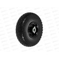 Колесо д/тач PU1002 размер 10"х 3,00-4 20/80мм диск сварной, пу черный