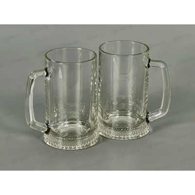 Набор Кружек Время дегустаций пивная кружка  2шт 500мл Q0384