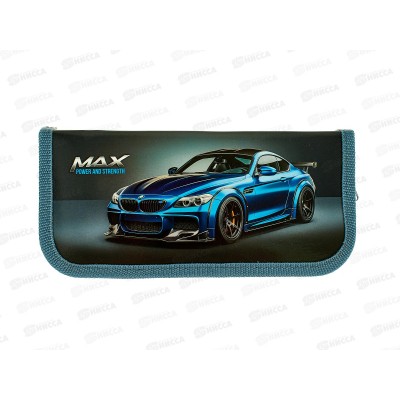 Пенал 1-секц Profit средний Синее купе, 190х90, ПН-8087  *40