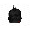 Рюкзак ПП на шнурке, BLACK STYLE, черный, РЦ-7581 26х40х17см