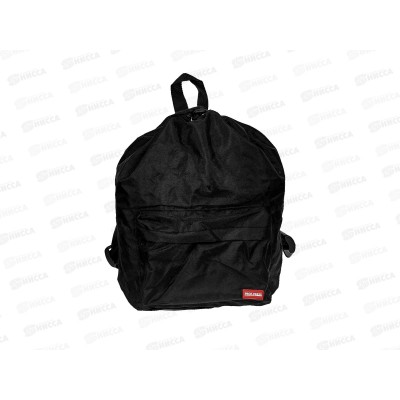 Рюкзак ПП на шнурке, BLACK STYLE, черный, РЦ-7581 26х40х17см
